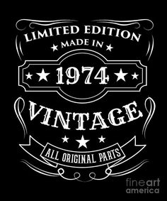 the logo for an old fashioned party in white on black greeting card or t - shirt