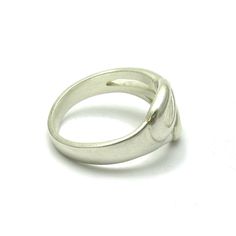 Sterling silver ring - R000174. Stamped 925. Approximate weight 4.8 grams. Top width 1.3cm (0.52 inches). All our jewels are made from solid sterling silver 925/1000 and are carefully crafted by hand in our family workshop. We dispatch your orders in 5 working days, worldwide and the postage is $5. We ship registered priority mail. Please allow 5-7 working days for delivery in Europe and 10-15 working days outside Europe. For any questions - please do not hesitate to contact me! Classic Sterling Silver Dome Ring In Silver, Sterling Silver White Gold Dome Ring For Anniversary, Polished Sterling Silver Rings, White Gold Sterling Silver Dome Ring For Anniversary, Sterling Silver Hallmarked Dome Ring, Sterling Silver Open Dome Ring For Anniversary, Sterling Silver Rings With Polished Finish, Formal Sterling Silver Rings With Polished Finish, Classic Nickel-free Promise Rings