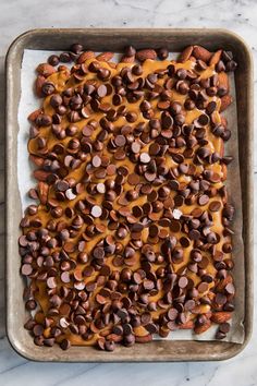 Easy Homemade Toffee - Damn Delicious Almond Nut, Silicone Baking Mat, Baking Mat, Semisweet Chocolate, Candy Recipes