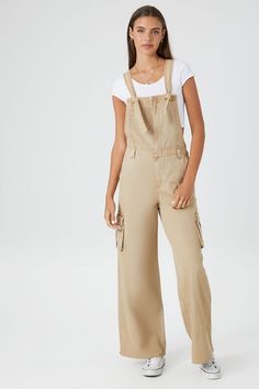 Canvas Cargo Wide-Leg Overalls Utility Cotton Overalls With Patch Pockets, Utility Overalls With Patch Pockets, Utility Overalls With Patch Pockets And Bib Front, Utility Jumpsuit With Bib Front And Pockets, Utility Jumpsuits And Rompers With Bib Front And Pockets, Utility Cotton Overalls With Adjustable Straps, Cotton Utility Overalls With Adjustable Straps, Utility Cotton Overalls With Belt Loops, Utility Cotton Jumpsuit With Multiple Pockets