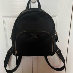 New Kate Spade Small Black Backpack Never Used Kate Spade Backpack With Zipper Closure, Kate Spade School Backpack With Adjustable Strap, Kate Spade Black Backpack With Removable Pouch, Kate Spade Black Backpack With Detachable Strap, Kate Spade Black Backpack For On-the-go, Kate Spade Black Everyday Backpack, Chic Kate Spade Backpack With Zipper Closure, Kate Spade Backpack With Adjustable Strap For Errands, Kate Spade Black Standard Backpack