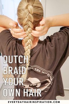 Dutch braids are perfect for summer and with theis easy step by step guide, you can learn how to braid your hair in less than 6 minutes! Wedding Reception Hairstyles, Oblong Face Hairstyles, Cornrows With Box Braids, Reception Hairstyles, Black Women Short Hairstyles, Layered Haircuts With Bangs