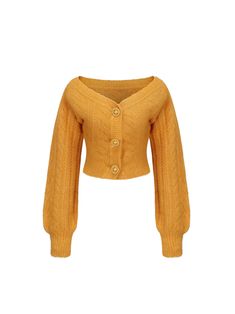 Cheap Yellow Knit Cardigan, Affordable Yellow Cardigan For Day Out, Cheap Yellow Cardigan For Day Out, Luxury Yellow Tops For Winter, Luxury Yellow Sweater With Ribbed Cuffs, Luxury Yellow Cardigan For Fall, Luxury Yellow Winter Sweater, Luxury Yellow Tops For Daywear, Luxury Yellow Winter Cardigan