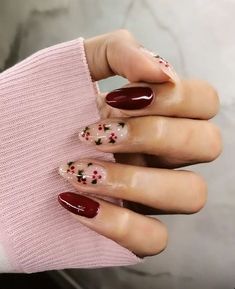 Christmas nail inspiration Christmas Nails 2023, December Nails, October Nails, Nagel Tips, Christmas Nails Easy, Her Nails, Thanksgiving Nails, Nails 2023