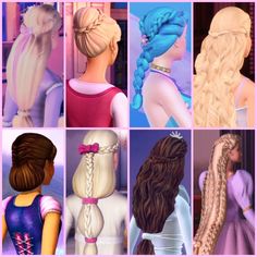 Barbie Hairstyles, Pretty Barbie, Disney Barbie, Barbie Vibes, Princess Movies, Barbie Hair, Movies Outfit