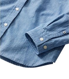 Women's Essential Cotton Shirt, Chambray Long Sleeve | Shirts & Button-Downs at L.L.Bean Built To Last, Women Essentials, Chambray Shirt, Women's Shirts, Ll Bean, L L Bean, Chambray, Amazing Women, Cotton Shirt