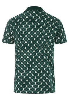 Mens Green Christmas Short Sleeve Polo Top Christmas Tree Print, Green It, Polo Top, Celebrate Christmas, Mens Green, Green Christmas, Tree Print, Make A Wish, Short Sleeve Polo