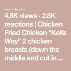 the text reads, 48k views 28k reactions chicken fried chicken keltz way 2