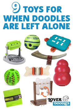 toys for when doodles are left alone