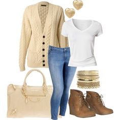 Cute outfit...expensive, but cute idea Plus Zise, Preppy Fashion, Comfy Wear, Autumn Style, Cute Outfit, Curvy Fashion, Dream Wardrobe, Cute Fashion