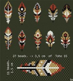 cross stitch pattern with different types of flowers and leaves on the bottom half of it