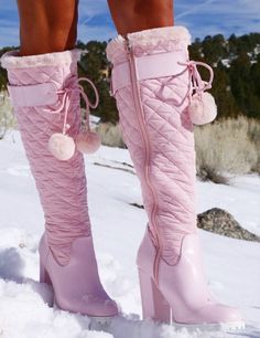 Winter Princess, Pink Boots, Mens Shoes Casual Sneakers, Girly Shoes, Aesthetic Shoes, Dream Shoes, Chopsticks, Pink Christmas