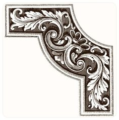 the letter f with an ornate design