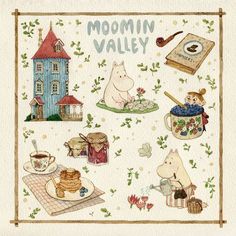 there are many different things on this page to describe the name moomin valley