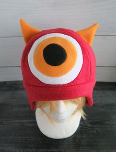 Novelty Costume Cap Hat, Themed Cosplay Hat, One Size Fits Most, Themed Cosplay Hat, Themed Hats For Cosplay, One Size Fits Most, Winter Costume Party Cap Hats And Headpieces, Costume Cap For Winter Party, Novelty Red Hat Costume Accessories, Red Novelty Hat Costume Accessories, Red Novelty Costume Hat