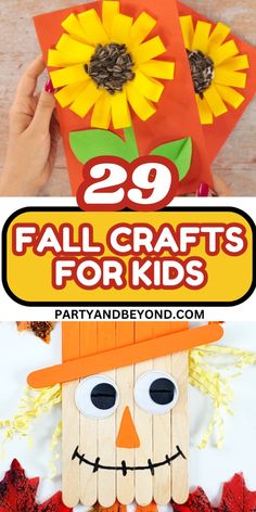 fall crafts for kids that are easy to make