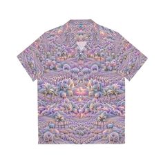 Trippy Men's Hawaiian Shirt Psychedelic Art Sunset - Etsy Unique Outfit Ideas, Hippy Style, Hipster Girls, Pastel Landscape, Art Sunset, Unique Outfit, Mens Cuts, Beach Shirt, Bowling Shirts