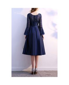 Buy blue lace long sleeve homecoming dress knee length at cheap price online. Free stable shipping and pro custom service since 2009. Blue Long Sleeve Dresses With Lace Sleeves, Blue Long Sleeve Dress With Lace Sleeves, Blue Lace Long Sleeve Dress With Patchwork, Blue Long Sleeve Lace Patchwork Dress, Elegant Blue Long Sleeve Lace Dress, Long Sleeve Lace Dress For Banquet, Long Sleeve Lace Dress For Prom, Long Sleeve Lace Dress With Lace Sleeves For Prom, Blue Lace Dress With Long Sleeves