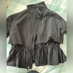 Super Cute Gapfit Lightweight Windbreaker Jacket. Has A Cinched Waist To Up Your Athleisure Game! Great For Spring Mornings! New With Tags! Gap Tops For Spring Streetwear, Sporty Gap Tops For Spring, Trendy Black Tops From Gap, Functional Black Tops For Spring, Spring Black Tops By Gap, Gap Black Spring Outerwear, Black Gap Outerwear For Spring, Spring Black Outerwear By Gap, Spring Workout Black Outerwear