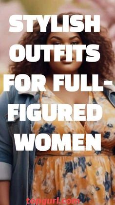 Overweighted Outfits Woman, Outfit Ideas For Chubby Ladies, Full Figured Fashion For Women, Big Belly Outfits Plus Size, Plus Outfit Ideas, Figure Fashion, How To Look Expensive, Fun Clothes, Curvy Fashionista