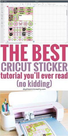 the best cricut sticker that you'll ever read