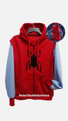 Preorder 2 Weeks Size Chart : S ( 44 x 67 cm ) M ( 47 x 70 cm ) L ( 51 x 72 cm ) XL ( 54 x 74 cm ) 2XL ( 58 x 77 cm ) Cotton Hoodie With Detachable Hood And Long Sleeves, Cotton Hoodie With Detachable Hood, Cosplay Hooded Sweatshirt With Drawstring, Hooded Fleece Sweatshirt For Cosplay, Cosplay Hooded Fleece Sweatshirt, Cosplay Fleece Hoodie, Red Cotton Long Sleeve Hooded Jacket, Cosplay Hoodie With Drawstring For Fall, Fall Cosplay Hoodie With Drawstring Hood