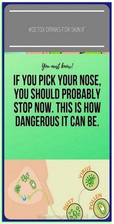 Nose Picking, Natural Healing Remedies, Natural Facial, Health Habits, Beauty Tips For Skin, Natural Health Remedies, Natural Beauty Tips, Healthy Families, Health Motivation