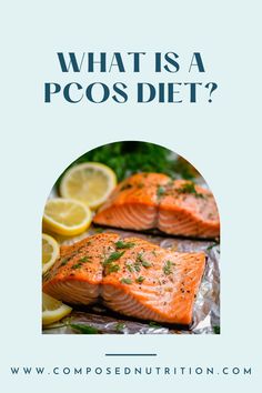 Learn which foods are best for the PCOS diet! This post will give you a list of foods best for menstrual cycle regularity, hormone balance, and insulin resistance! Find more PCOS remedies and natural hormone tips at composednutrition.com.