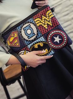 Super Hero Logo Marvel Rivet Design Women's Shoulder Bag Clutch Bag · KoKo Fashion · Online Store Powered by Storenvy Super Hero Logo, Logo Marvel, Hero Logo, Small Boy, Unique Bags, Chanel Boy, Online Fashion Stores, Trendy Fashion Women, Super Hero