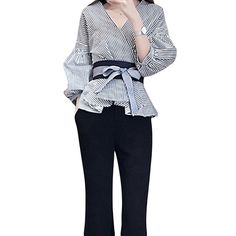 Brenda Shirt + Pants Set Material: Polyester Size Chart, CM Size Chest Waist Length Shoulder Sleeve S 90 Elastic 54 33 M 94 Elastic 55 34 L 98 Elastic 56 35 XL 102 Elastic 57 36 2XL 106 Elastic 58 37 Sizes can vary from 2-3 centimeters because they are measured by hand. 1inch=2.54cm. Due to different batches, a liner may be different. We pay your attention to the fact that different computer screens can display different colors even though this is one and the same color. Therefore the color of t Work Party Dress, Ripped Women, Summer Knit Tops, Sundress Casual, Lantern Sleeved Blouses, Strapless Crop Top, Shirt Pant Set, Long Sleeve Evening Dresses, Clubwear Dresses