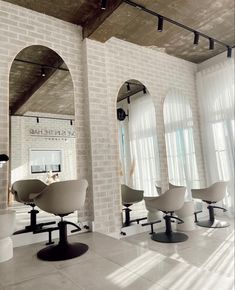 the salon is clean and ready for customers to use