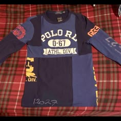 Brand New Never Been Worn Tags Still On Snug Fit Authentic Polo Shirt Outfits, Streetwear Ideas, Hype Clothing, Dope Clothes, Vintage Graphic Tees, K Pop Outfits, Ralph Lauren Pullover, Navy Blue Shirts, Polo Long Sleeve