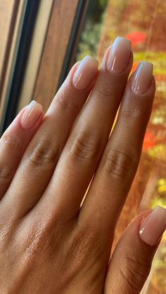 Nude French Tip Almond Nails, Kiss Acrylic Nails, Naked Nails, Nail 2024, 2022 Nails, Engagement Nails, Bridesmaids Nails, Trends Nails, Natural Acrylic Nails