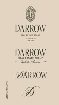 three wine labels with the names of different wines in each one, including darrow and arrow