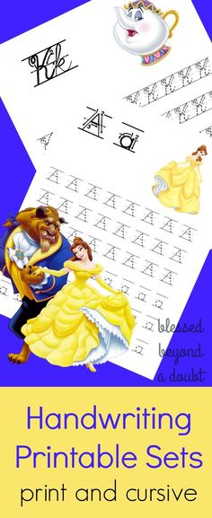 the princess and the frog handwriting worksheet for kids to practice their handwriting skills