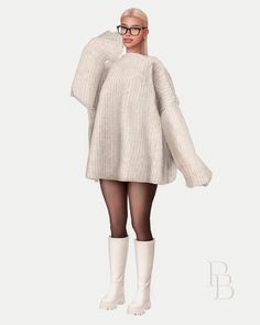 Oversized Sweater Sims 4 Cc, Sims 4 Off Shoulder Sweater, Sweaters Sims 4 Cc, Sims 4 Cold Weather Outfits, Malden Sims 4 Cc, Sims 4 Sweater Dress, Ts4 Pajamas Cc, Sims4 Winter Cc, Sims 4 Cc Leggings Tights