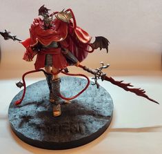 A fan-made model of the character, Messmer the Impaler, from the Elden Ring DLC. This figure is 3D printed and hand-painted. The model still be shipped in 3 separate pieces (excluding the base) for safe shipping purposes and will need to be assembled by the recipient upon delivery. Messmer The Impaler, Lucifer's Fall, The Elden Ring, Souls Art, Dark Souls Art, Elden Ring, Soul Art, Dark Souls, 3d Printed