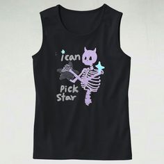 Graphic Tank Top, Casual Skull I Can Pick Star Tank Top Outfit, Unisex Tank Top, Cute Summer Tops The post Skull I Can Pick Star Tank Top Outfit appeared first on Cool Trendy Tees. Cheap Black Graphic Print Tank Top, Cheap Black Tank Top With Graphic Print, Cheap Halloween Graphic Print Tank Top, Cheap Edgy Halloween Tank Top, Cheap Graphic Print Tank Top For Concerts, Cheap Casual Tank Top For Alternative Fashion, Affordable Black Fun Tank Top, Cheap Everyday Tank Top With Graphic Print, Star Tank Top