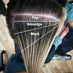 Root Smudge Blonde, Root Tap, Root Melt, Root Smudge, Ashley Smith