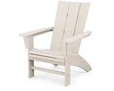 a white wooden chair on a white background