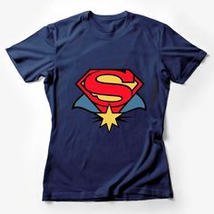 Superhero Emblem Graphic T-Shirt, Colorful Comic Book Logo, Unisex Casual Wear, Gift for Comic Fans Female T-Shirt Custom graphic T-Shirt.Customize your color Superhero Emblems, Comics Logo, Superhero Shirt, Book Logo, Retro Comic, Casual Summer Shirts, Friends Shirt, Art Shirts, Pride Shirts