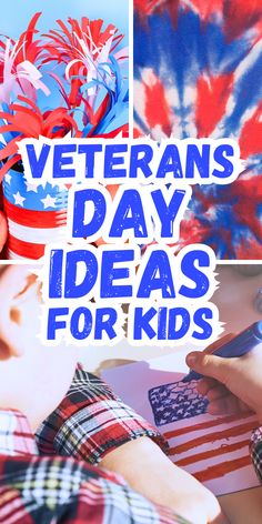 the words veterans day ideas for kids