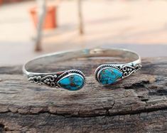 Blue Kingman Turquoise Sterling Silver Cuff Bracelet / American Turquoise Bracelet / Gift for Her / Jewelry Sale / Made in the USA / Boho - Etsy Bohemian Turquoise Sterling Silver Cuff Bracelet, Bohemian Sterling Silver Cuff Bracelet, Boulder Opal Ring, Turquoise Bead Bracelet, Jewelry Sale, American Turquoise, Sterling Silver Cuff Bracelet, Kingman Turquoise, Sterling Silver Cuff