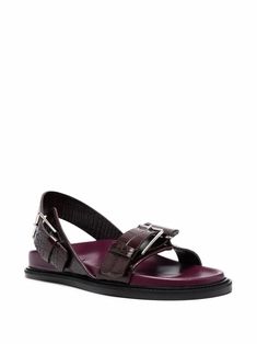 Scarosso Hailey Buckled Sandals - Farfetch Burgundy Sandals, Shoes 2023, Chanel 2, Buckle Sandals, Boot Pumps, Summer Beach Wear, Pump Sandals, Boot Sandals, Shoe Game