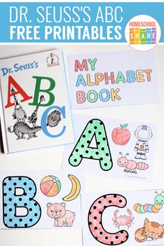 dr seuss's abc and j printables for kids