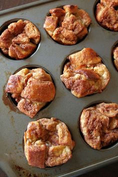 muffins are in the pan ready to be baked