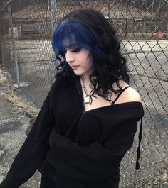 Hair Styke, Impulsive Decisions, Grunge Hairstyles, Goth Hair, Hair Streaks, Pretty Hair Color