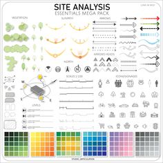 an info sheet with different types of graphics