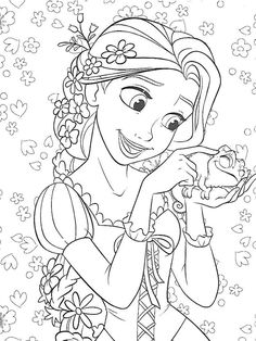 Dibujos para colorear para niñas de 12 años | Rapunzel Coloring, Tangled Coloring Pages, Rapunzel Coloring Pages, Disney Coloring Sheets, Disney Princess Colors, Disney Princess Coloring Pages, Princess Coloring Pages, Disney Colors, Unicorn Coloring Pages