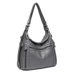 material: pu leather size: wide: 32 cm, thickness: 12 cm, high: 32 cm color: black, white, wine, grey, pink Trendy Large Capacity Gray Hobo Bag, Trendy Gray Large Capacity Hobo Bag, Large Capacity Gray Satchel For Errands, Gray Large Capacity Hobo Shoulder Bag, Gray Large Capacity Satchel For Errands, Large Capacity Gray Bags For Errands, Large Capacity Gray Bag For Errands, Gray Satchel Bag With Zipper Closure, Gray Large Capacity Satchel Shoulder Bag